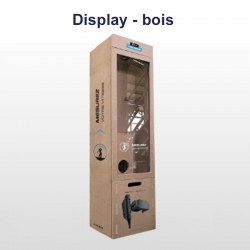 Display Club Connecté - bois